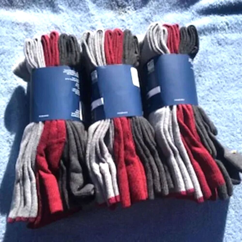 Size: 6-12 Dress Socks , (6) Pair Sleeves Assorted Colors . [3} Sleeve Bundle